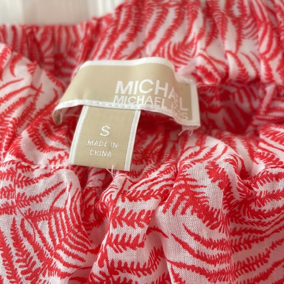 Off the shoulder orange MICHAEL Michael Kors cotton top - Picture 3 of 3